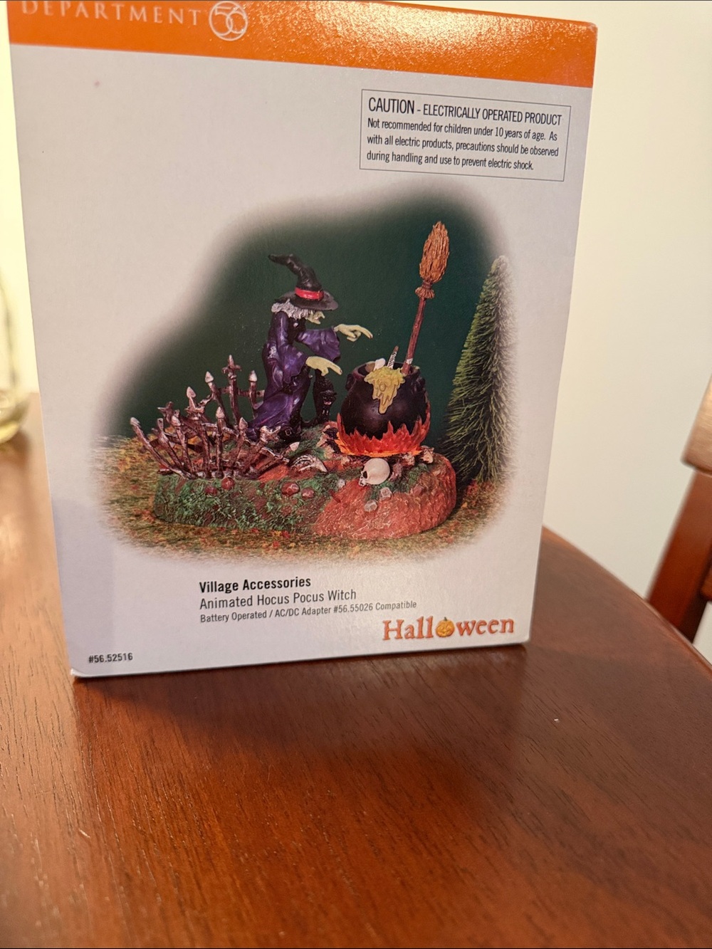 Department 56 Rare Retiree Animated Hocus Pocus Witch Village Accessory